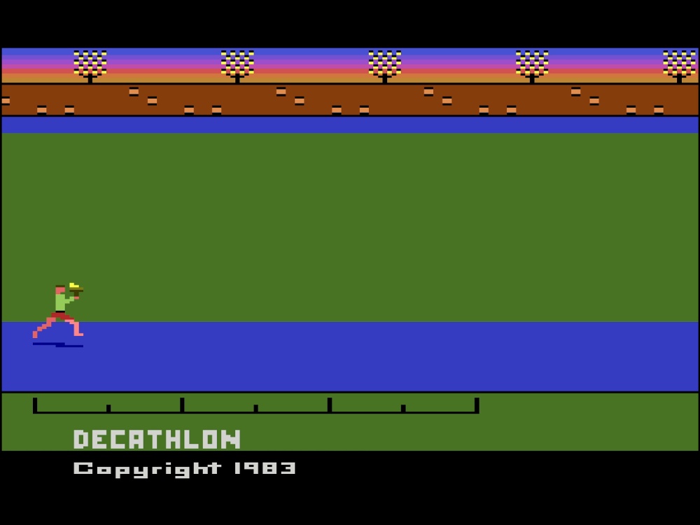 Title Screen of Activision Decathlon for Atari 2600
